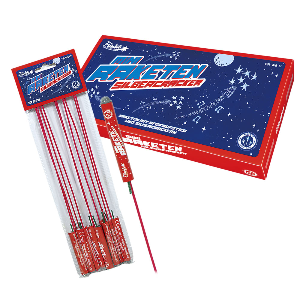 Mini-Raketen Silbercracker Mini-Raketen Silbercracker